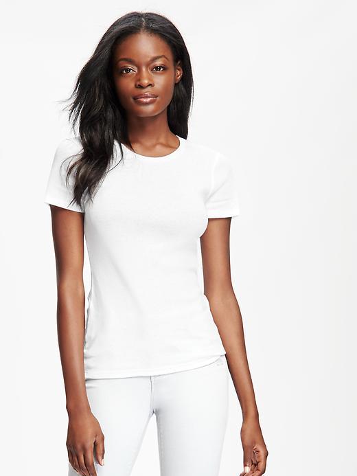 Old Navy Perfect Crew Neck Tee - Bright White