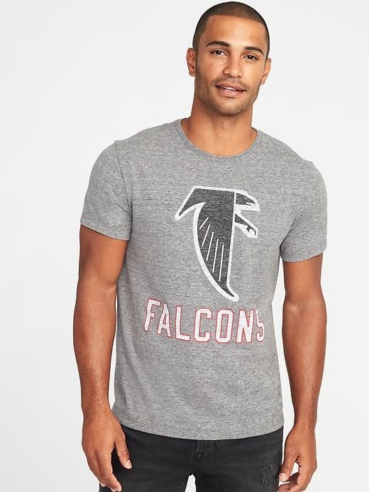 Old Navy Mens Nfl Team Crew-neck Tee For Men Falcons Size L