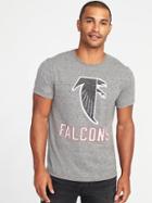 Old Navy Mens Nfl Team Crew-neck Tee For Men Falcons Size L
