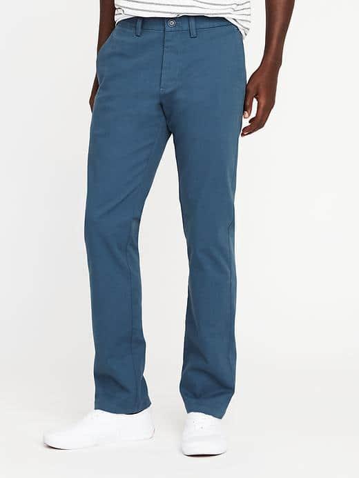 Old Navy Slim Ultimate Built In Flex Khakis For Men - Bodies Of Water