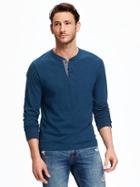 Old Navy Henley Tee For Men - Big Navy