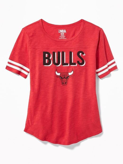 Old Navy Womens Nba Graphic Tee For Women Bulls Size L