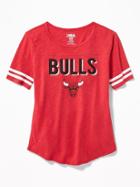 Old Navy Womens Nba Graphic Tee For Women Bulls Size L