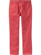 Old Navy Mens Slim Ultimate Khakis Size 32 W (36l) Tall - Tomato Juice