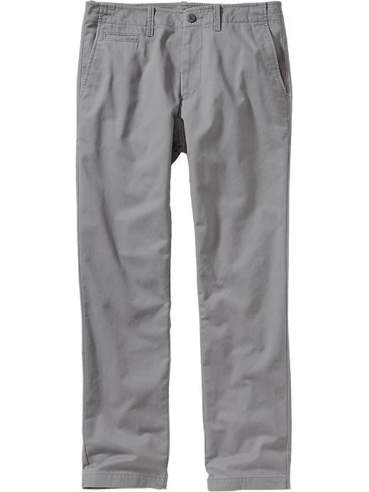 Old Navy Mens New Broken In Slim Fit Khakis - Gray Stone