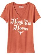 Old Navy Womens College Team V Neck Tee Size L - University Of Texas