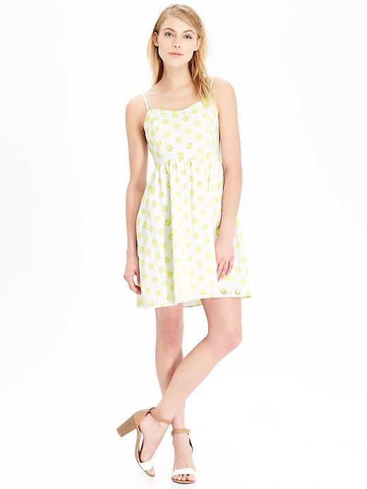 Old Navy Womens Eyelet Sundresses Size M Tall - Bright White