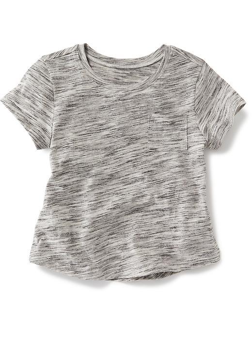 Old Navy Boyfriend Pocket Tee - Heather Grey