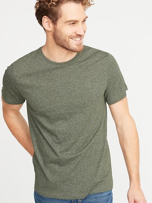 Soft-washed Crew-neck Tee For Men