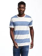 Old Navy Soft Washed Crew Neck Tee For Men - Party Blue