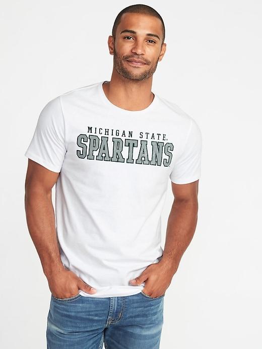 Old Navy Mens College-team Graphic Tee For Men Michigan State Size L