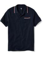 Old Navy Tipped Welt Pocket Polo For Men - Ink Blue