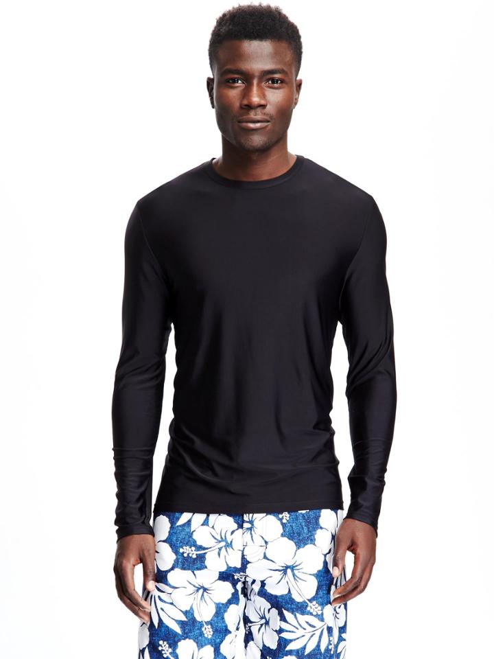Old Navy Rashguard Swim Top For Men - Black Jack 3