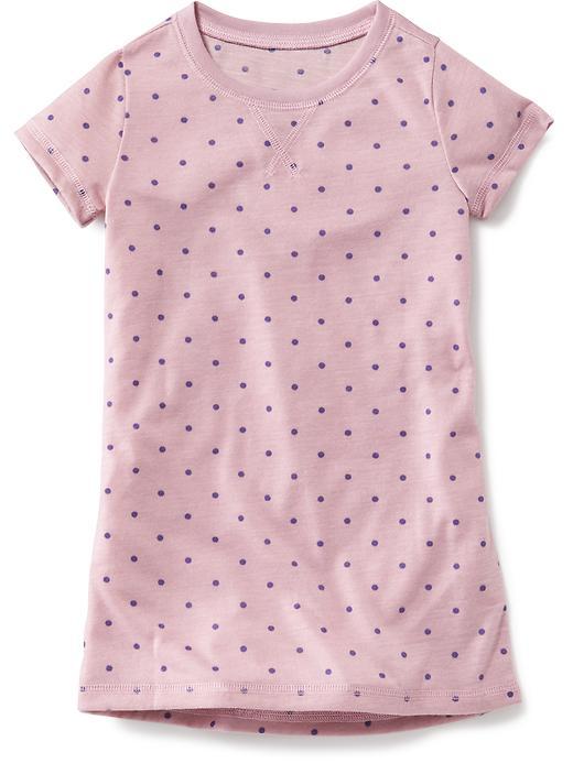Old Navy Patterned Sleep Dress - Potent Purple Dot