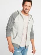 Old Navy Mens Classic Sherpa-lined Raglan Hoodie For Men Dark Heather Gray Size S
