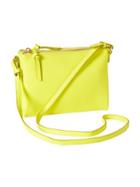 Old Navy Womens Faux Leather Crossbody Bag Size One Size - Neon Alarm Clock