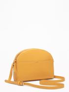 Faux-leather Half-moon Crossbody Bag For Women