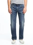 Old Navy Mens Straight Coolmax Core Built-in Flex Jeans For Men Medium Wash Size 33w