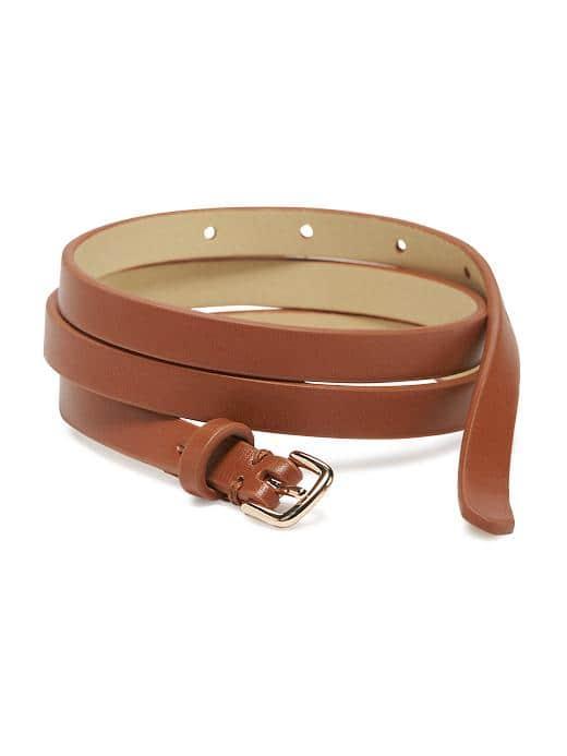 Old Navy Skinny Belt For Women - New Cognac