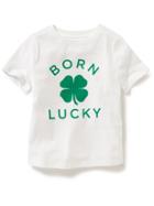 Old Navy St. Patricks Day Graphic Tee - White