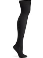 Old Navy Rib Knit Tights For Women - Black