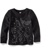Old Navy Long Sleeve Graphic Tee Size 12-18 M - Constellation