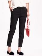 Old Navy Womens Mid Rise Fitted Pants Size 0 Regular - Blackjack