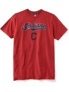 Old Navy Mens Mlb Team Graphic Tee For Men Cleveland Indians Size L