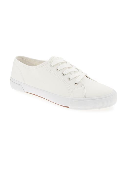 Old Navy Canvas Sneakers For Women - White Beach