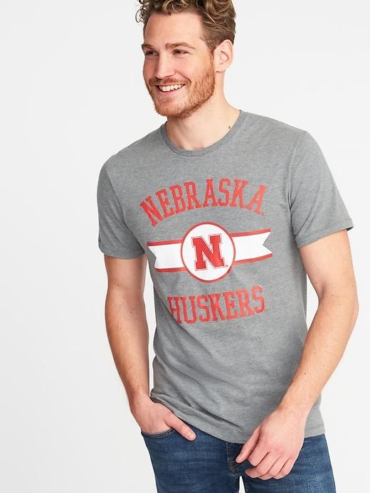 Old Navy Mens College-team Graphic Tee For Men Nebraska Corn Size L