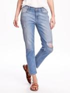 Old Navy Boyfriend Skinny Jeans For Women - Bleach Party