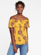 Old Navy Off The Shoulder Swing Top For Women - Golden Opportunity