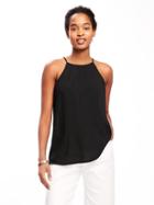 Old Navy Relaxed High Neck Cami For Women - Blackjack