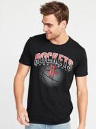 Old Navy Mens Nba Team-graphic Tee For Men Houston Rockets Size L