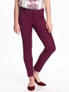 Old Navy Pixie Mid Rise Ankle Pants For Women - Potent Purple