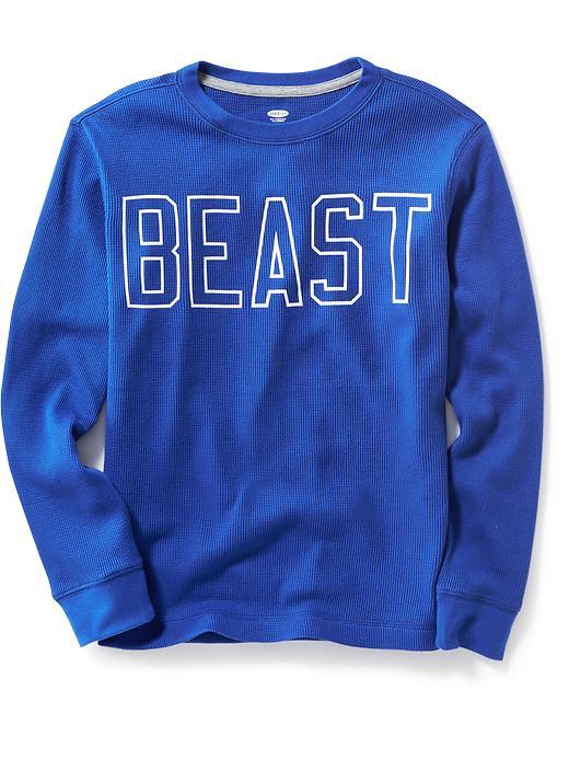Old Navy Waffle Knit Graphic Tee - Sapphire Isle