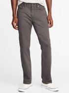 Old Navy Mens Straight Built-in Tough All-temp Five-pocket Pants For Men Willow Bark Size 30w