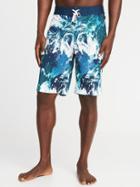 Old Navy Mens Built-in Flex Board Shorts For Men (10) All The Waves Size 30w