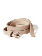 Old Navy Sueded Skinny Belt For Women - Clay