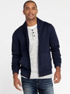 Old Navy Shawl Collar Sweater Knit Fleece Cardigan For Men - Blue