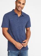 Old Navy Mens Soft-washed Jersey Polo For Men Lost At Sea Navy Size Xs