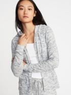 Old Navy Womens Relaxed Plush-knit Lounge Hoodie For Women New Heather Gray Size Xl