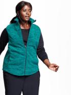 Old Navy Womens Plus Performance Fleece Zip Vest Size 1x Plus - Teal