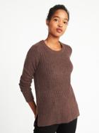 Old Navy Womens Plush Rib-knit Top For Women Cherry Juice Size L