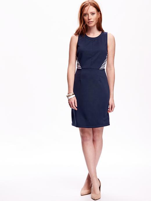 Old Navy Sleeveless Sheath Dress - Lost At Sea Navy