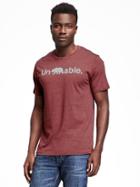 Old Navy Graphic Crew Neck Tee For Men - Marion Berry