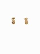Old Navy Womens Pineapple Studs For Women Gold Size One Size