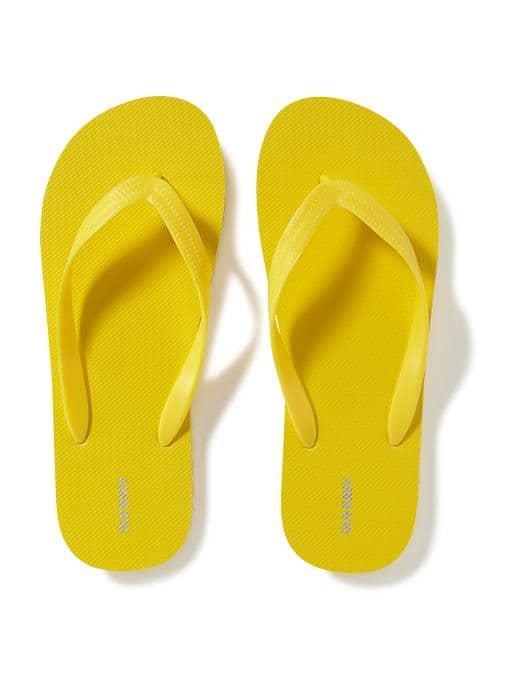 Old Navy Classic Flip Flops For Men - Lime Green