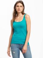 Old Navy First Layer Fitted Tank For Women - Teal