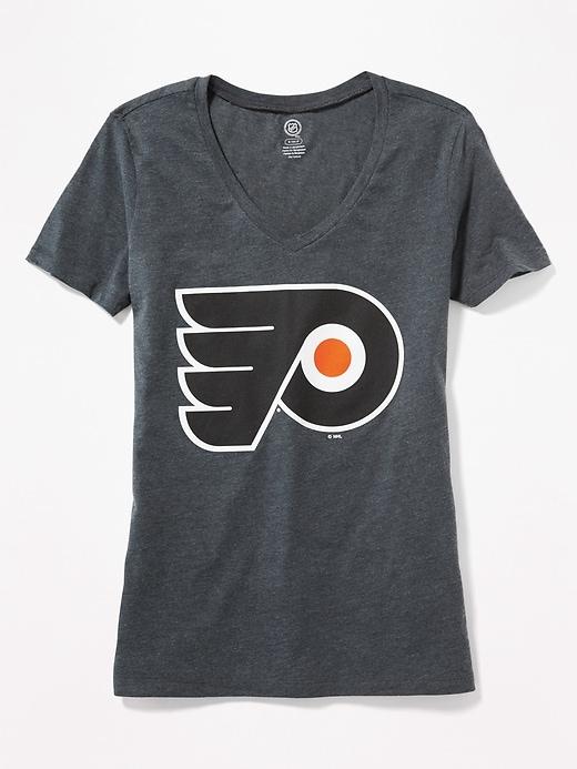 Old Navy Womens Nhl Team V-neck Tee For Women Philly Flyers Size S